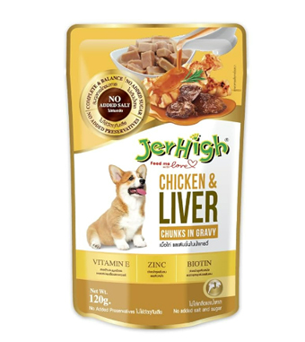 JerHigh Chicken & Liver 120 gm