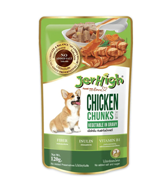 JerHigh Chicken & Vegetable 120 gm